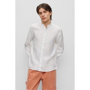 린넨 스탠드 칼라 긴팔 셔츠50490740_199