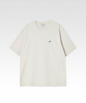 에센셜 심벌 브로드리 티셔츠 아이보리