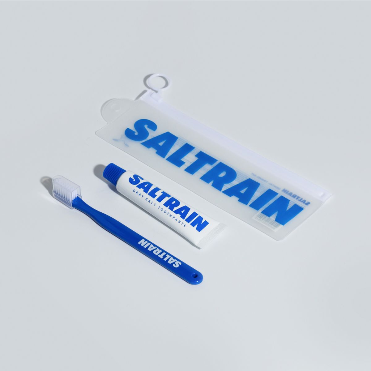 솔트레인(SALT RAIN) 트래블 키트 블루(치약1개 + 칫솔1개)