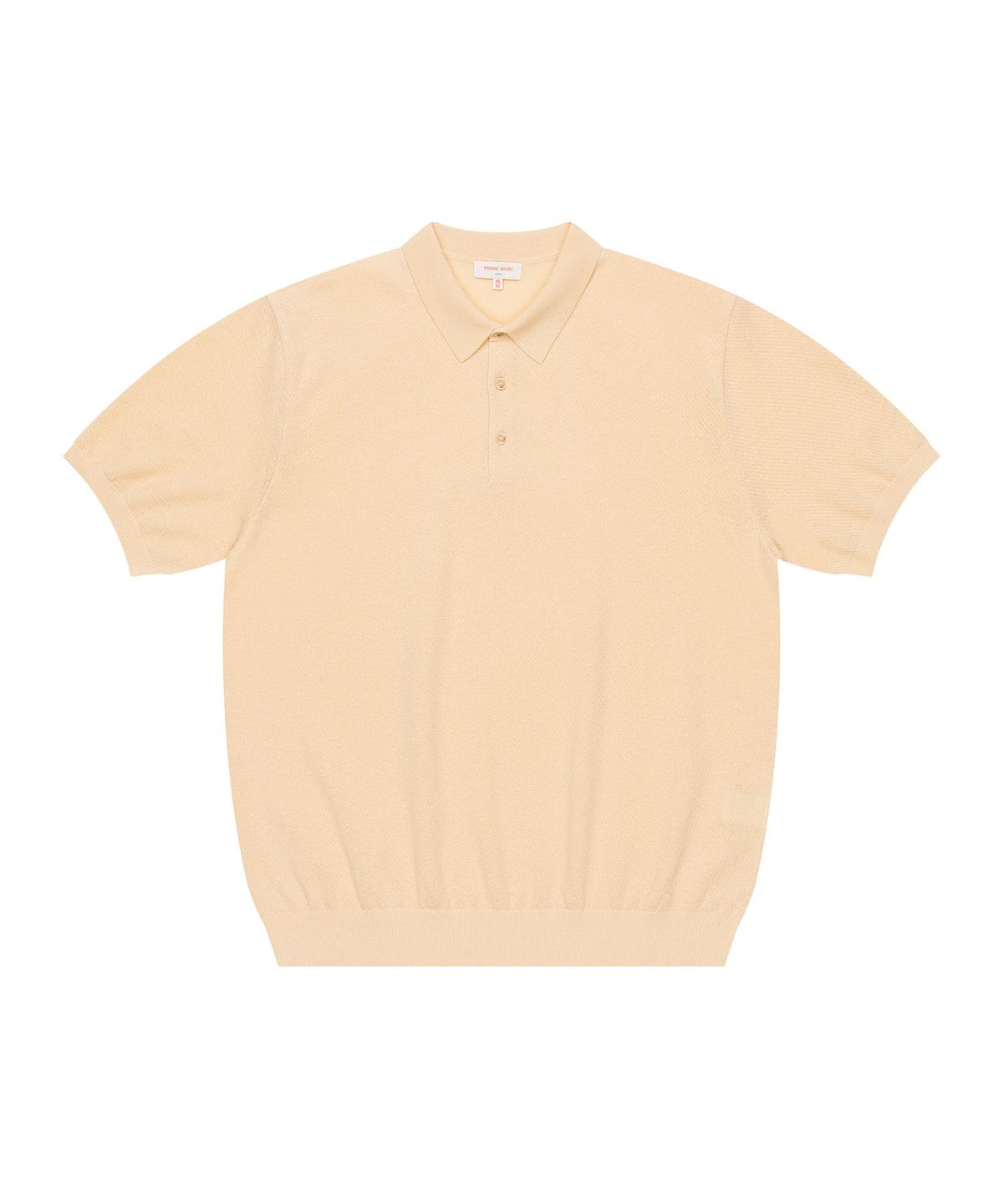 프로드셔츠(PRODESHIRT) 빈티지 린넨 피케 폴로 니트 (허니)
