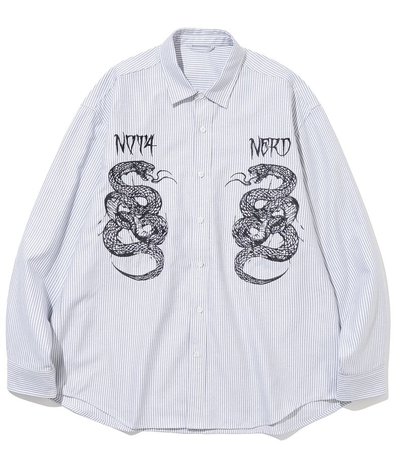 Snake Shirt - Stripe Black
