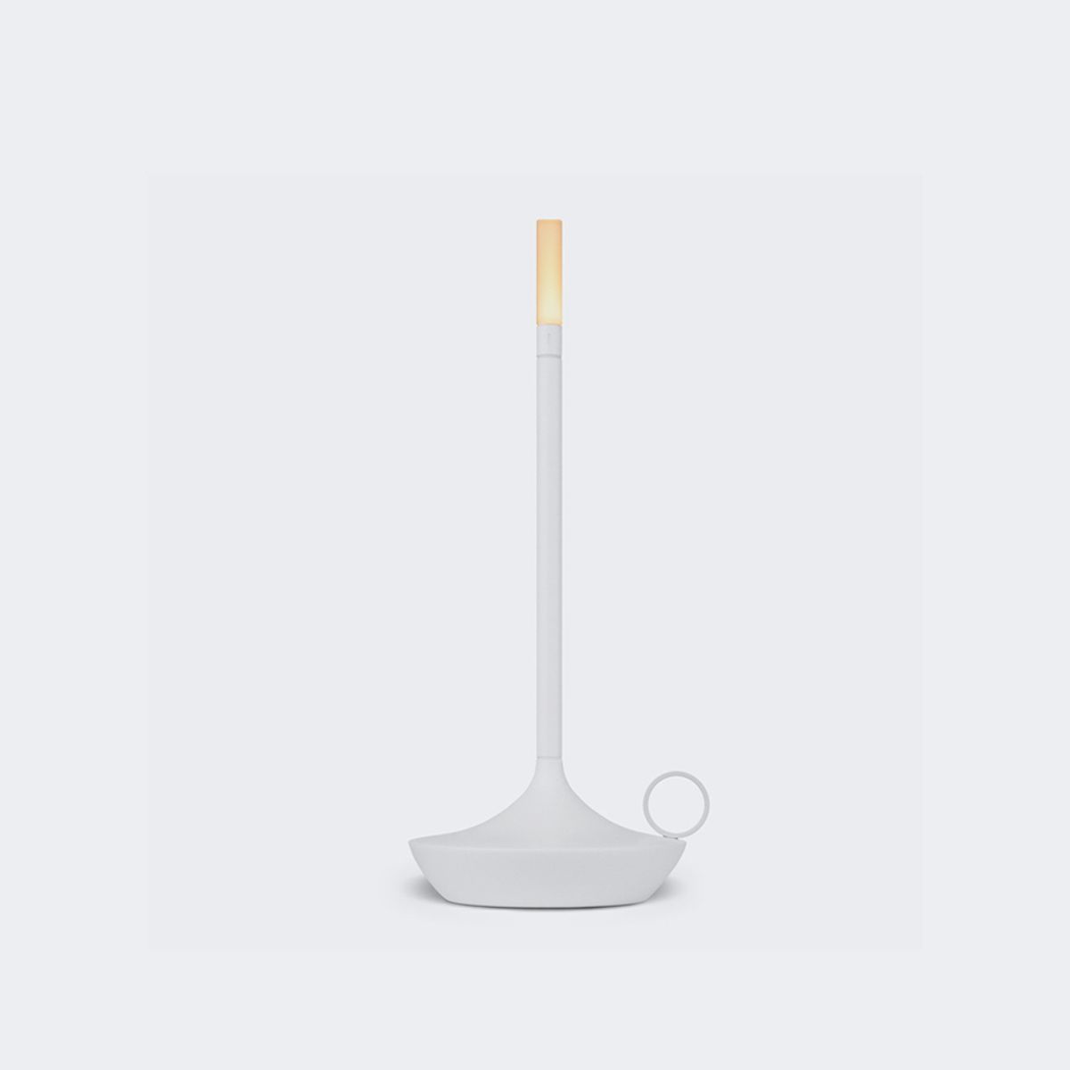 윅랜턴(WICKLANTERN) LED 테이블램프 캔들램프 매트화이트