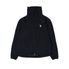 CURVED ZIP UP - BLACK