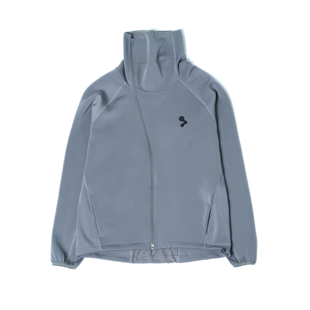퓨처랩(FUTURE LAB) CURVED ZIP UP - GREY