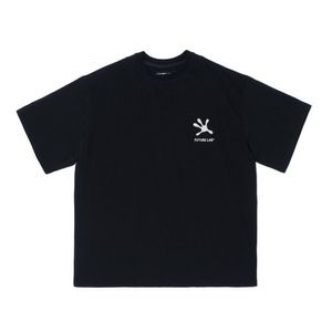 SPLIT T SHIRTS - BLACK