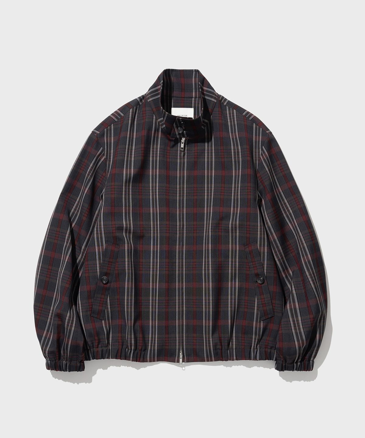 셔터(SHIRTER) TOM BLOUSON JACKET (RED GREY CHECK)