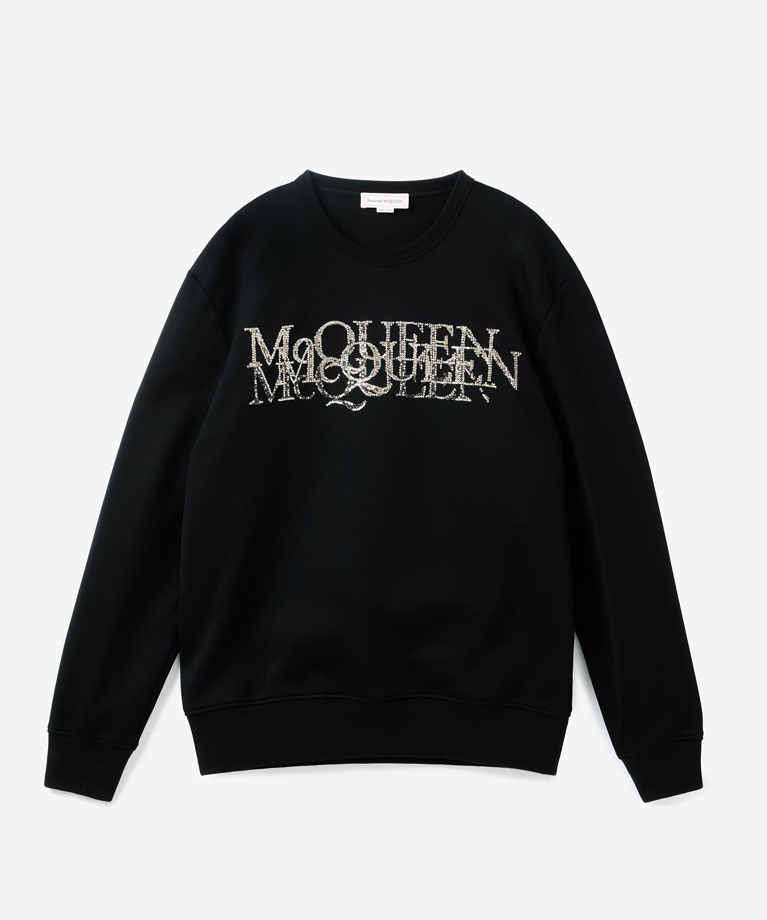 ★Alexander McQUEEN★ロゴ Man to Man ブラック 688713QTAAB050 MUSINSA | ALEXANDER McQUEEN Logo embellished man to man