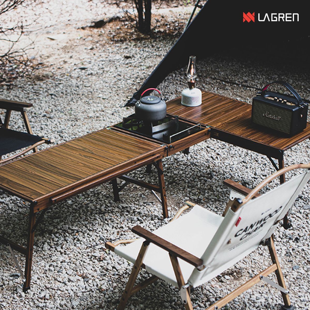 라그렌(LAGREN) 캔우드 IGT 캠핑 테이블