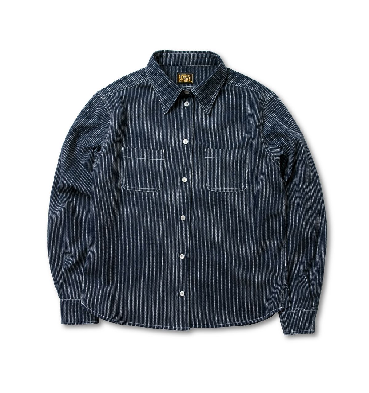 블랙피피(BLACKPP) BLACK PP Yarn Dyed Fabric Classic Stitch Stripe Shirts