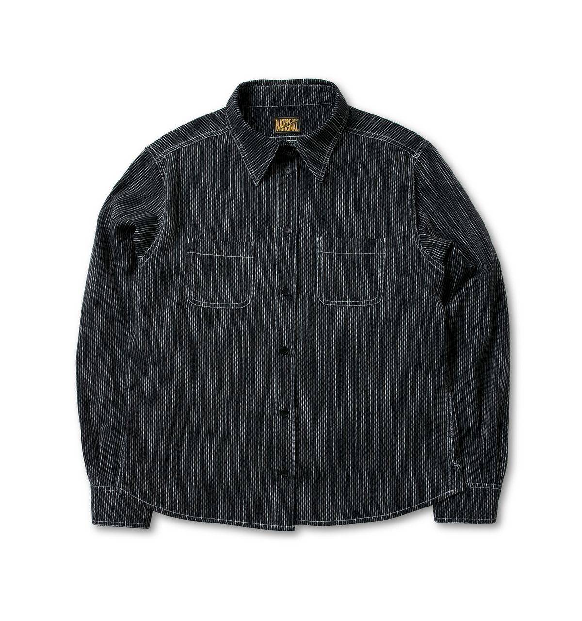 블랙피피(BLACKPP) BLACK PP Yarn Dyed Fabric Classic Stitch Stripe Shirts