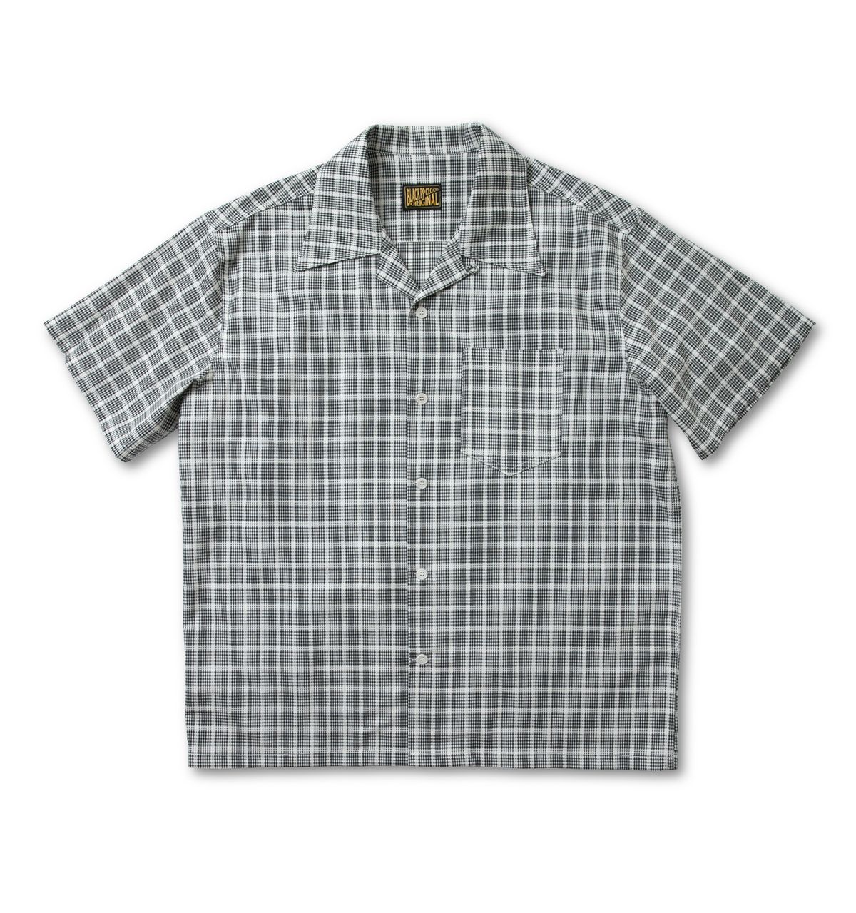블랙피피(BLACKPP) BLACK PP Gingham Windowpane Check Open Collar
