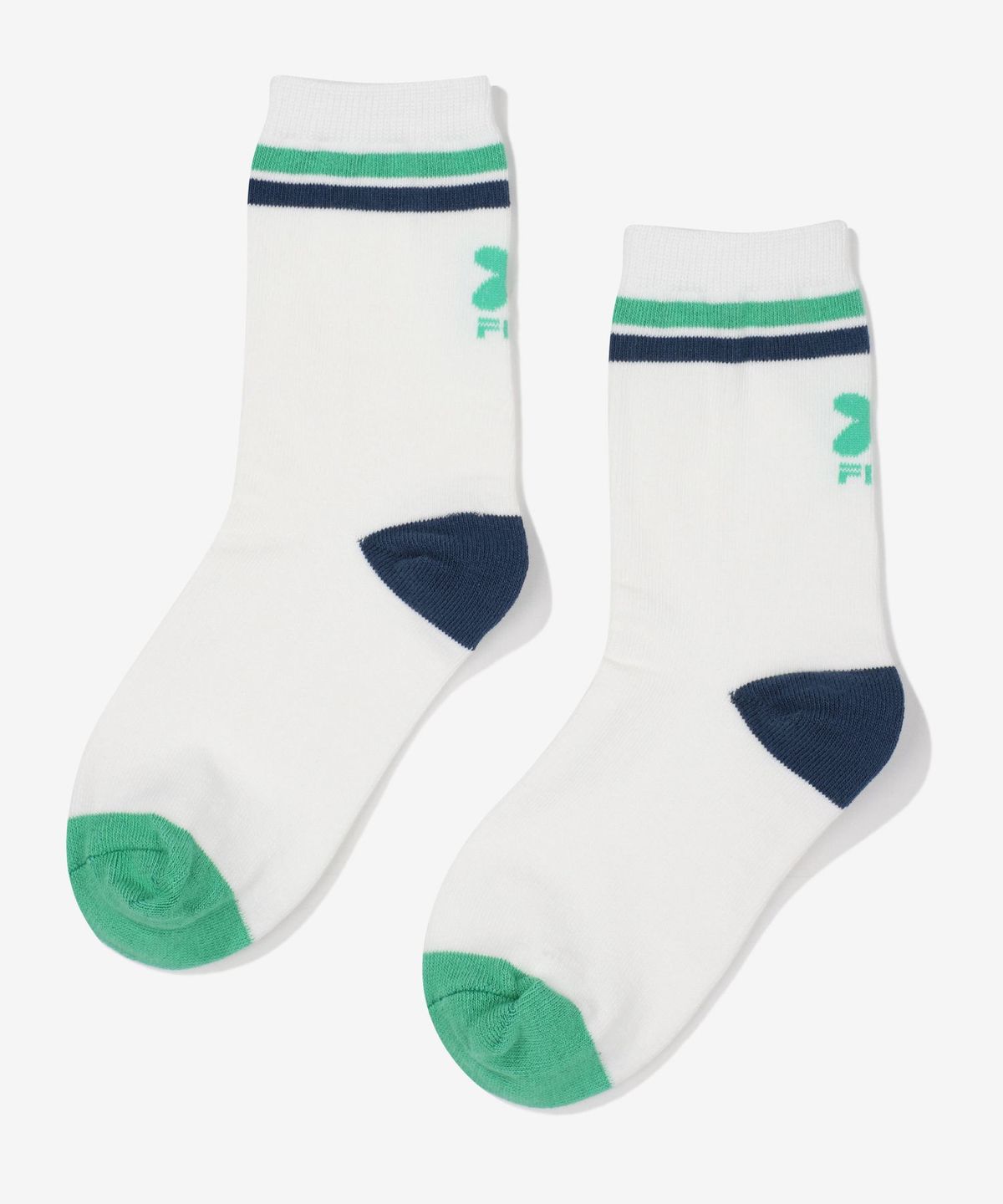 휠라 키즈(FILA KIDS) [휠라X수수진 콜라보]스트라이프 장목 양말(FK3SCF5S02XOWH)