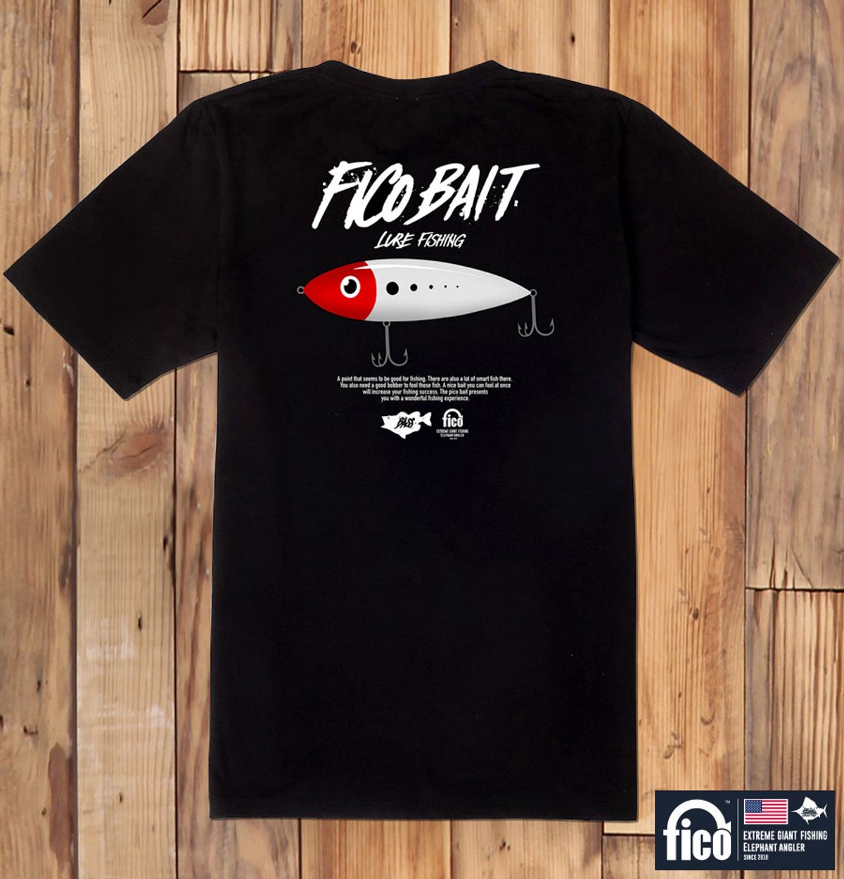 돌돌(DOLDOL) FICO_tshirts-91 익스트림 낚시 브랜드 피코 시즌2 캐릭터 그래픽 디자인 티셔츠