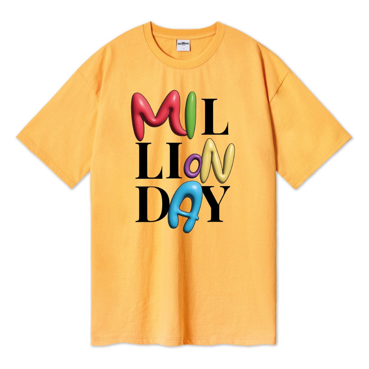 밀리언데이(MILLION DAY) MILLION COZY OVER T-SHIRT