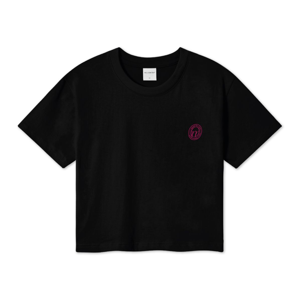 밀리언데이(MILLION DAY) MILLION MOOD CROP T-SHIRT