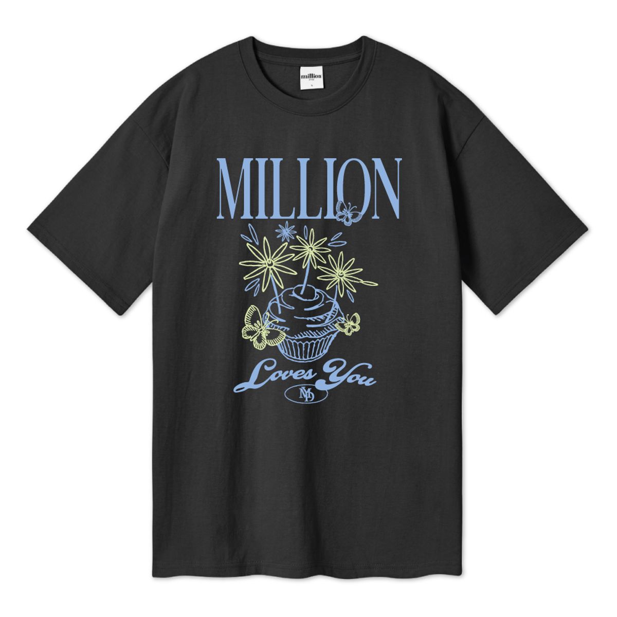 밀리언데이(MILLION DAY) MILLION SPARKLE OVER T-SHIRT