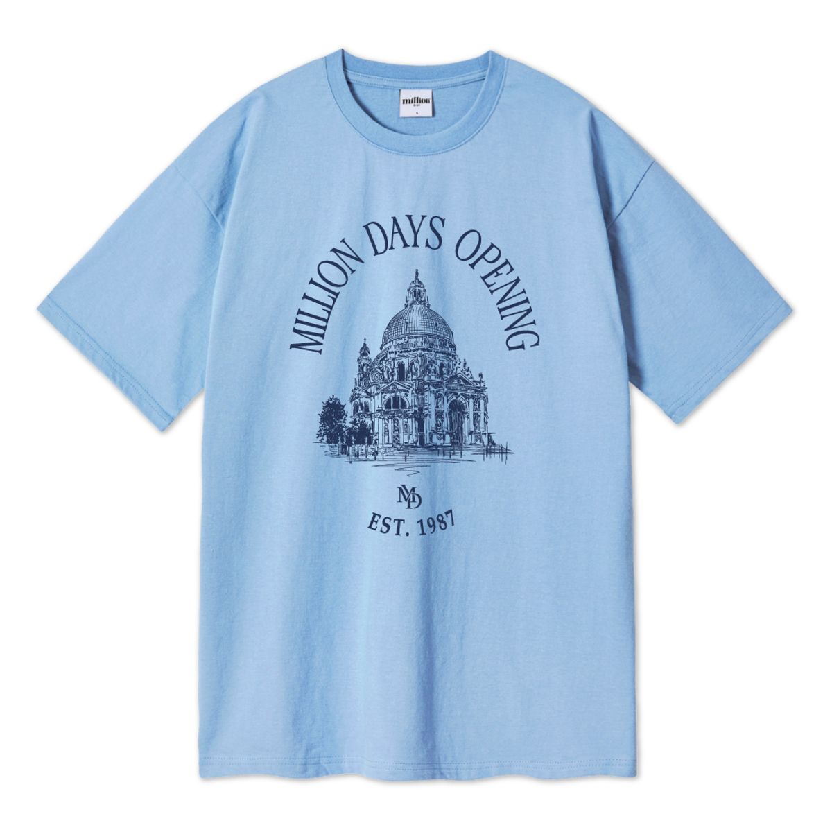 밀리언데이(MILLION DAY) MILLION SOCIETY OVER T-SHIRT
