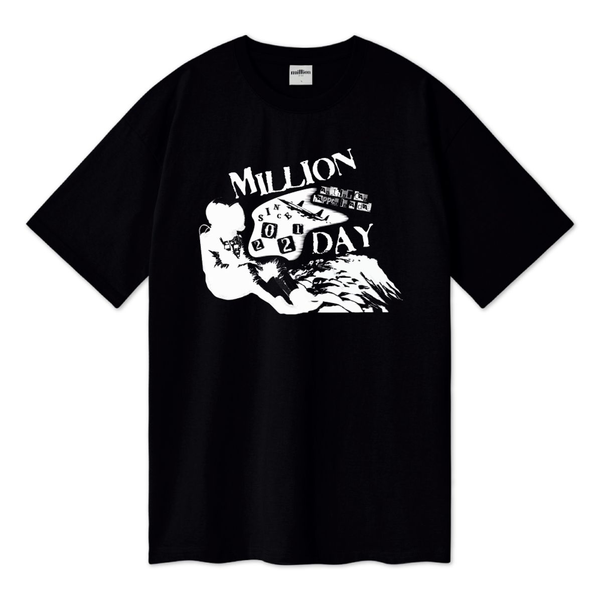 밀리언데이(MILLION DAY) MILLION MARS OVER T-SHIRT