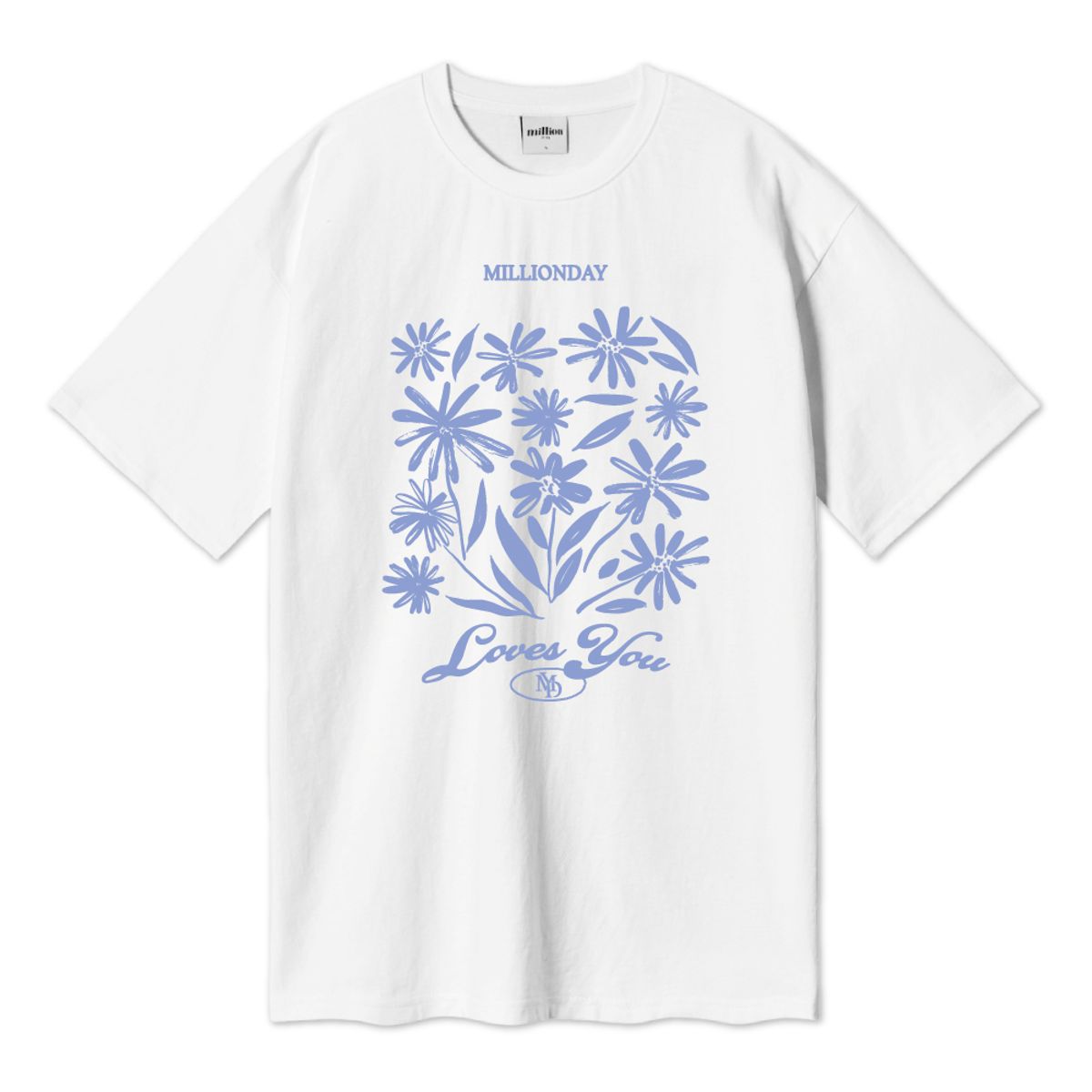 밀리언데이(MILLION DAY) MILLION LIFE OVER T-SHIRT
