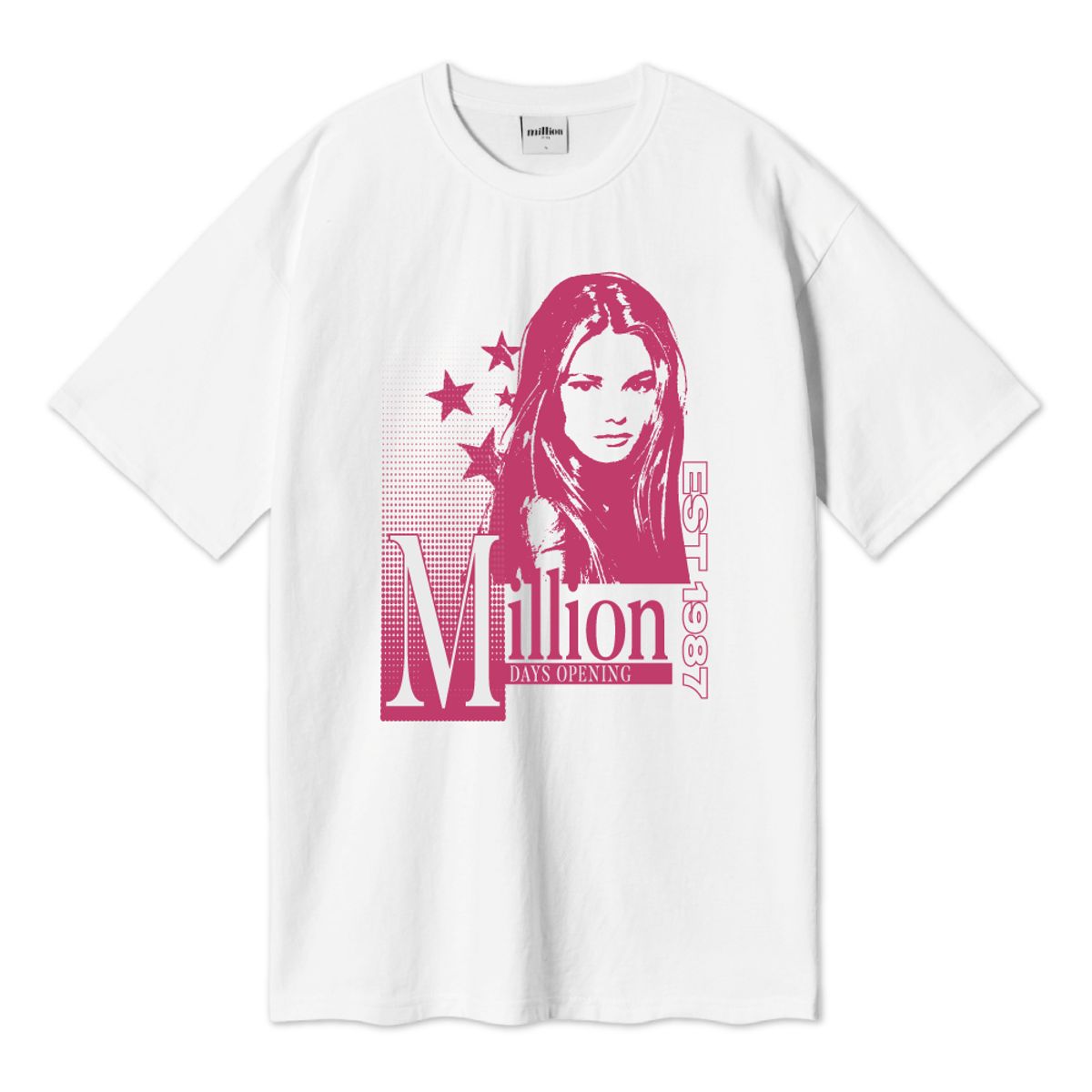 밀리언데이(MILLION DAY) MILLION GIRL OVER T-SHIRT