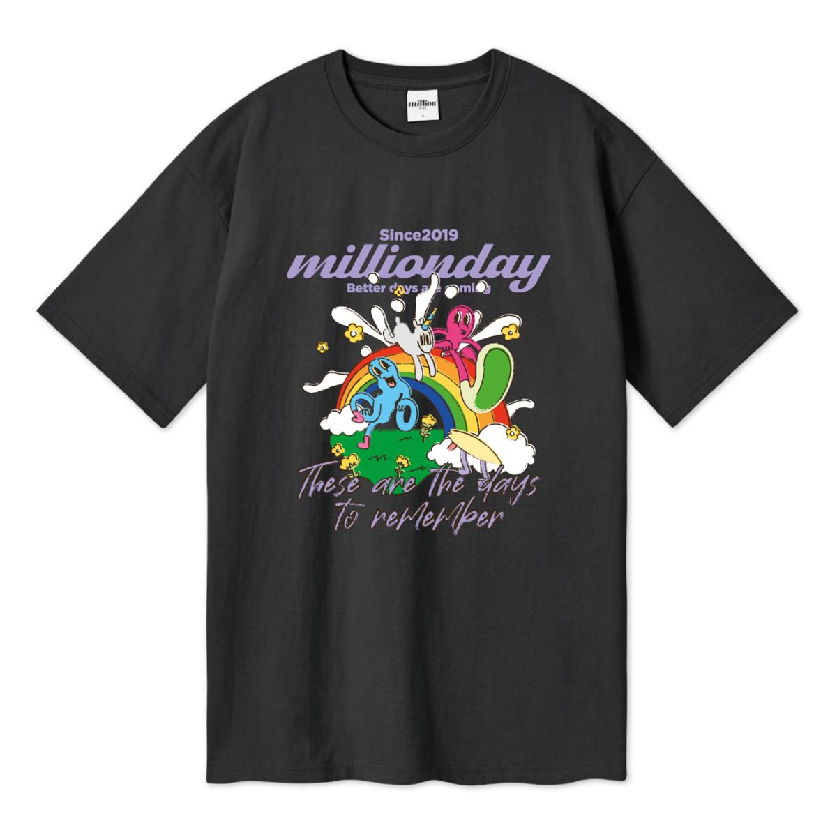 밀리언데이(MILLION DAY) MILLION FRIENDS OVER T-SHIRT