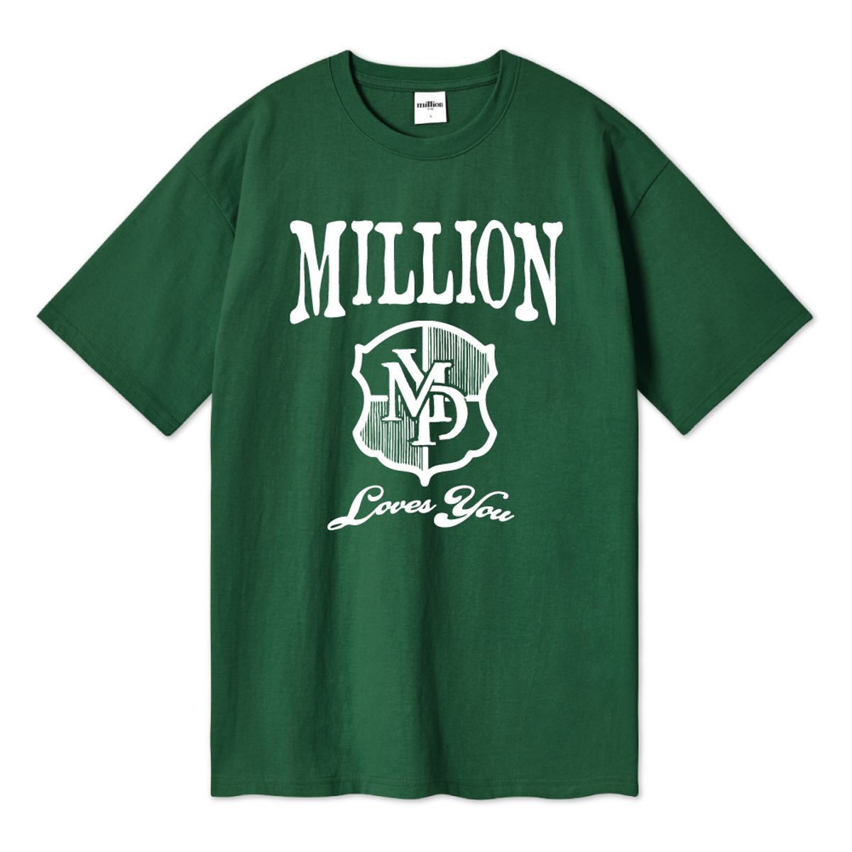 밀리언데이(MILLION DAY) MILLION EMBLEM OVER T-SHIRT