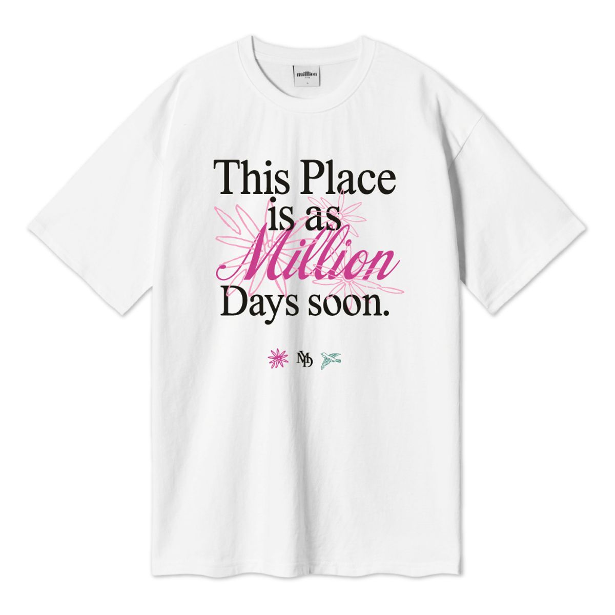 밀리언데이(MILLION DAY) MILLION DAYLIGHT OVER T-SHIRT