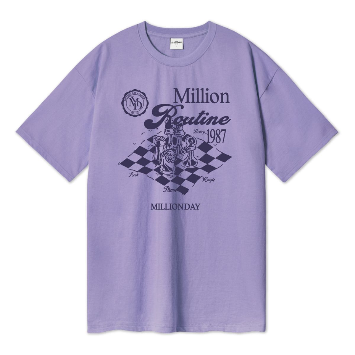 밀리언데이(MILLION DAY) MILLION CHESS OVER T-SHIRT