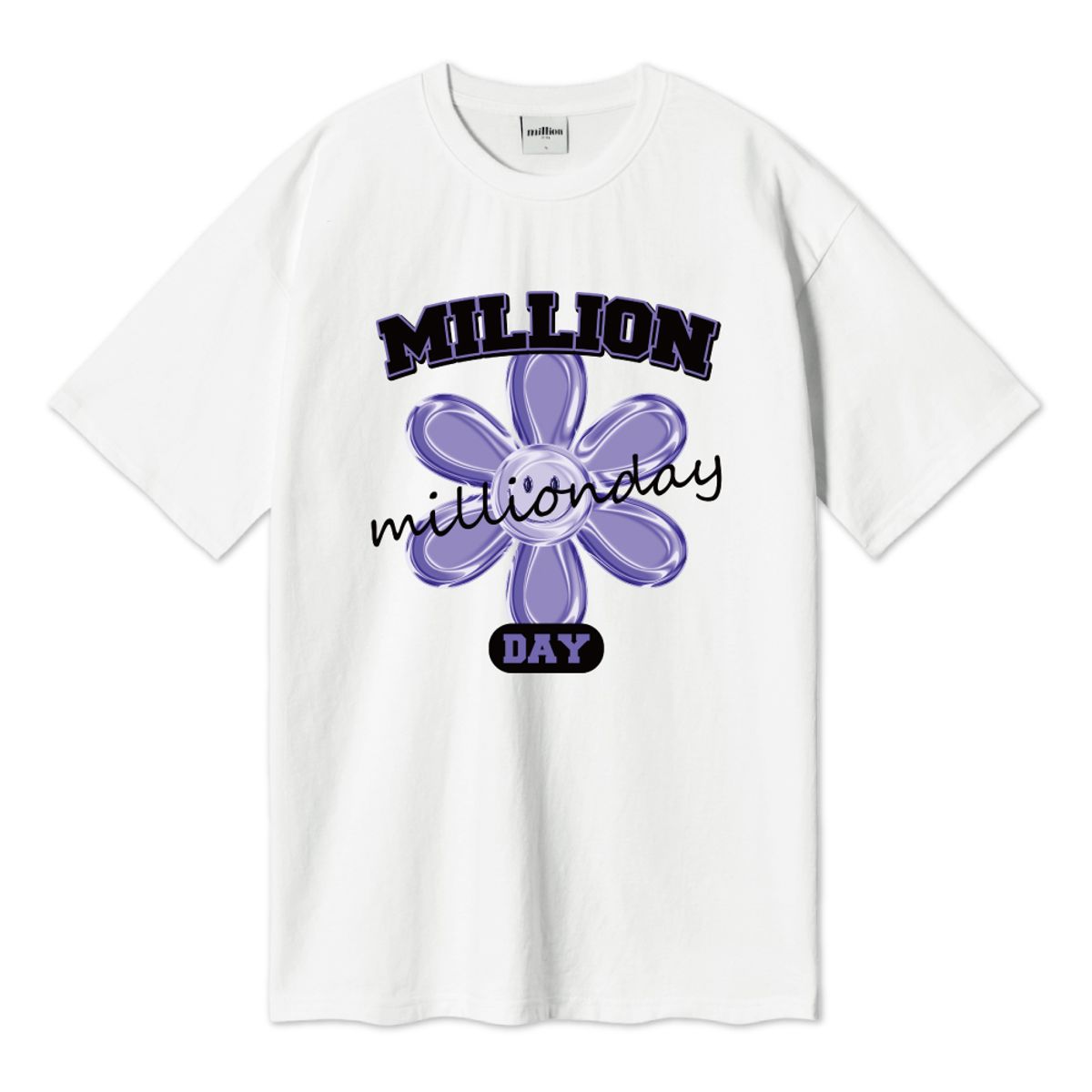밀리언데이(MILLION DAY) MILLION CHARM OVER T-SHIRT