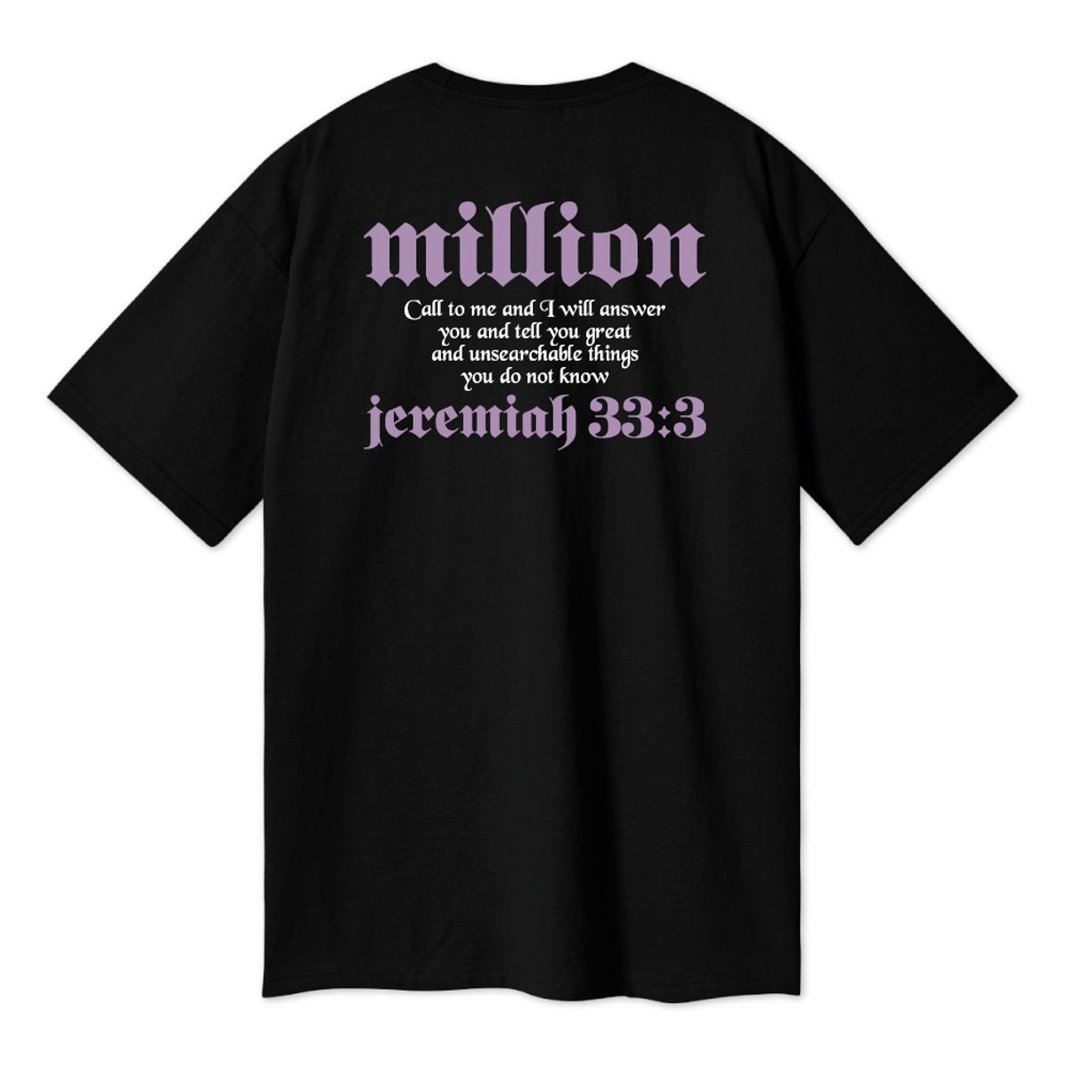 밀리언데이(MILLION DAY) MILLION 333 OVER T-SHIRT