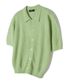 워셔블 부클 카라 반팔 니트 (LIGHT GREEN)