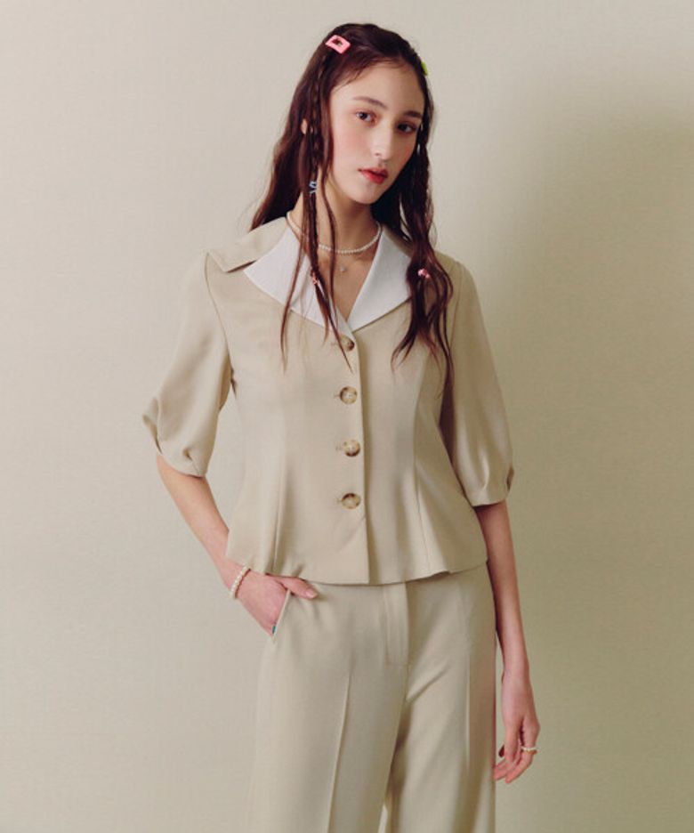 세드민 세일러 카라 블라우스 SWBLNE4800