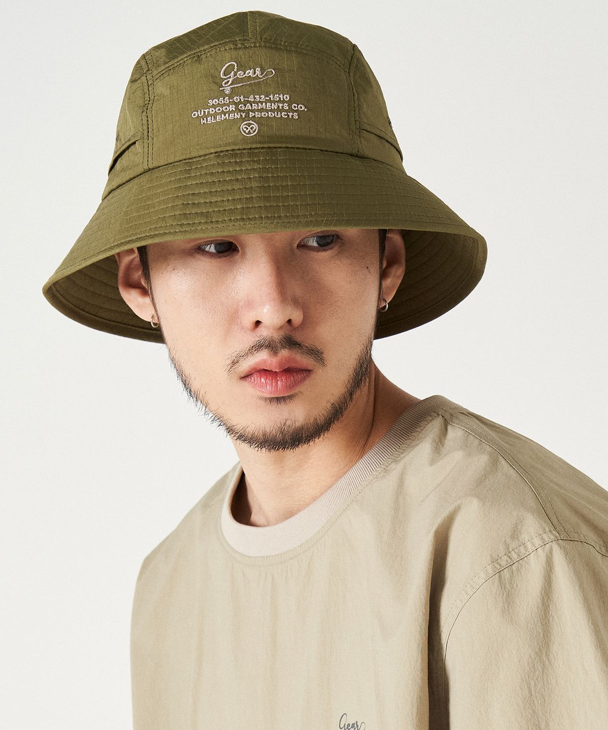 힐리먼트(HELEMENT) 포레스트 UV 메쉬 버킷(KHAKI)