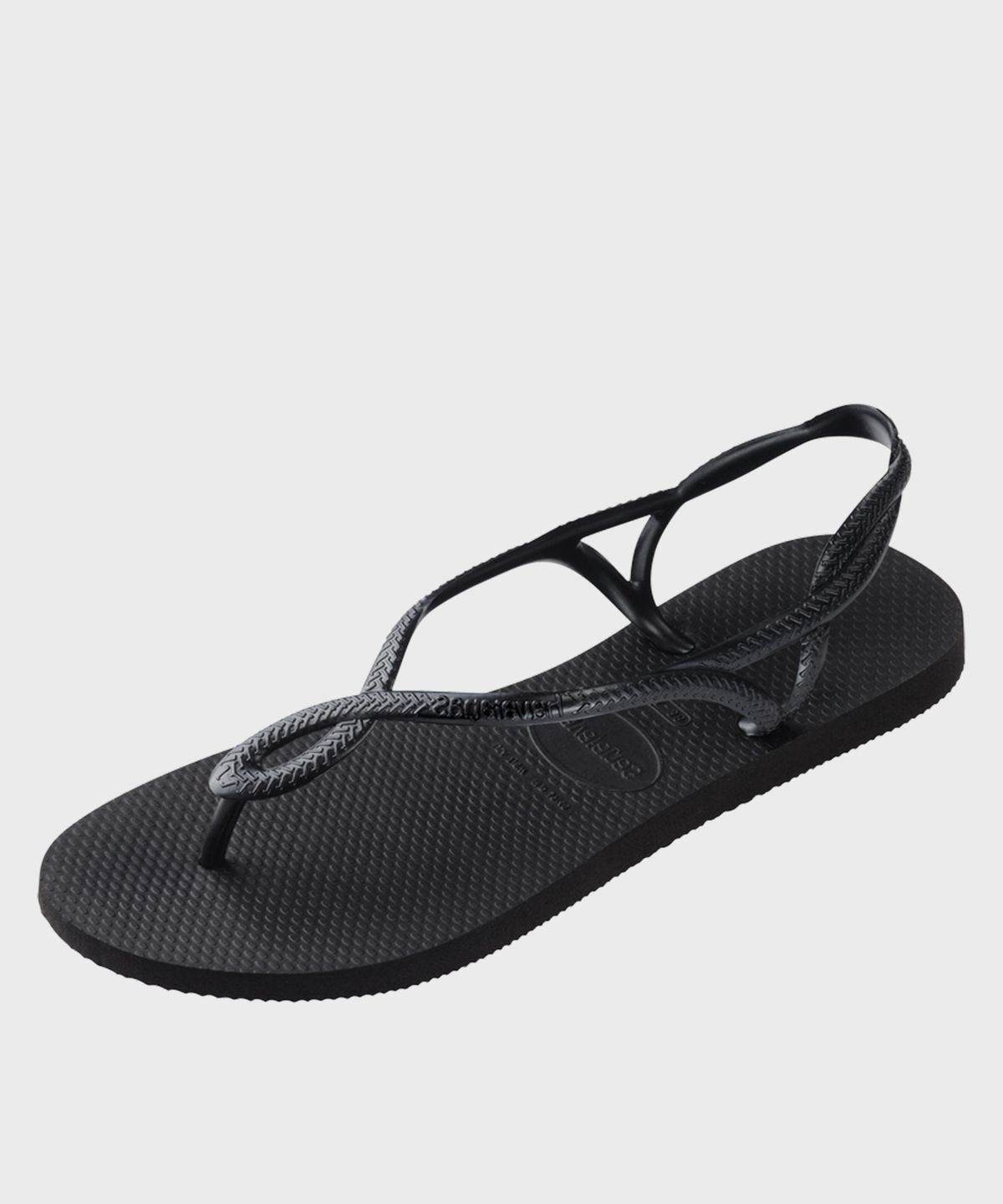 하바이아나스(HAVAIANAS) 루나 쪼리 샌들 Black