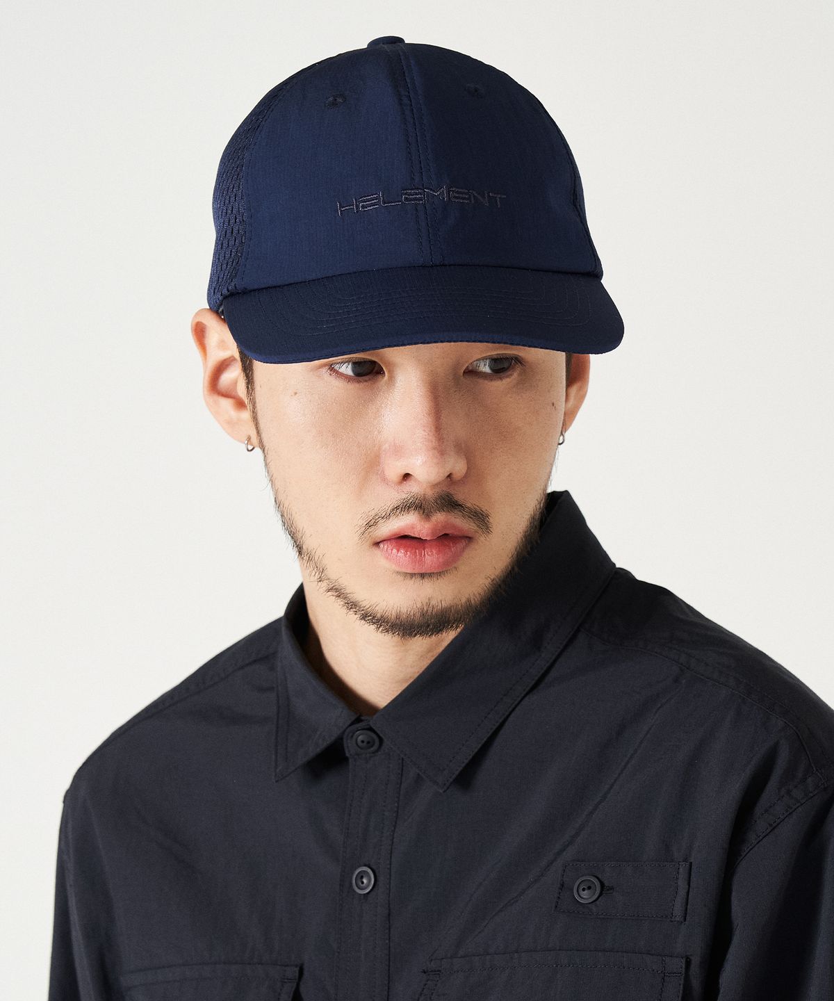 힐리먼트(HELEMENT) 플렉서블 메쉬 볼캡 (Navy)