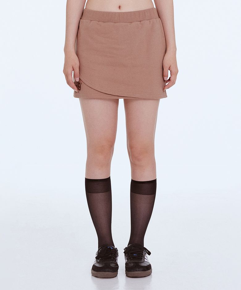 [Archive Bold X Stumpynee] LOW-RISE SKIRT (BROWN)