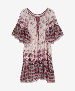 로안 코튼 루렉스 원피스 - 화이트 / RO0047FBA1J53E20WH