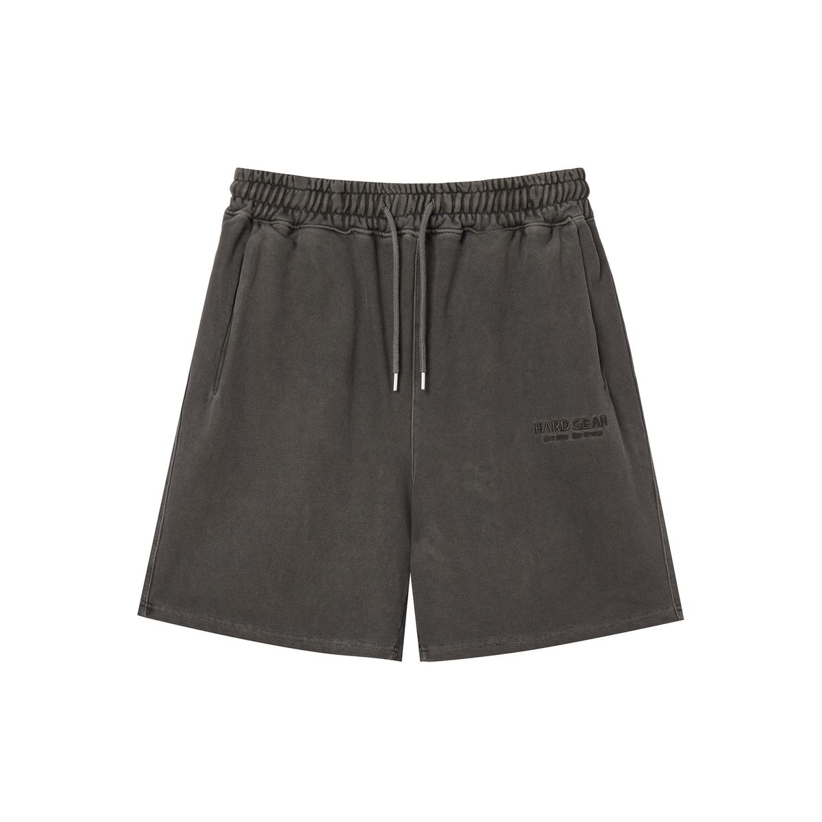 하드기어 어패럴(HARDGEAR APPAREL) 피그먼트 다이드 쇼츠 차콜