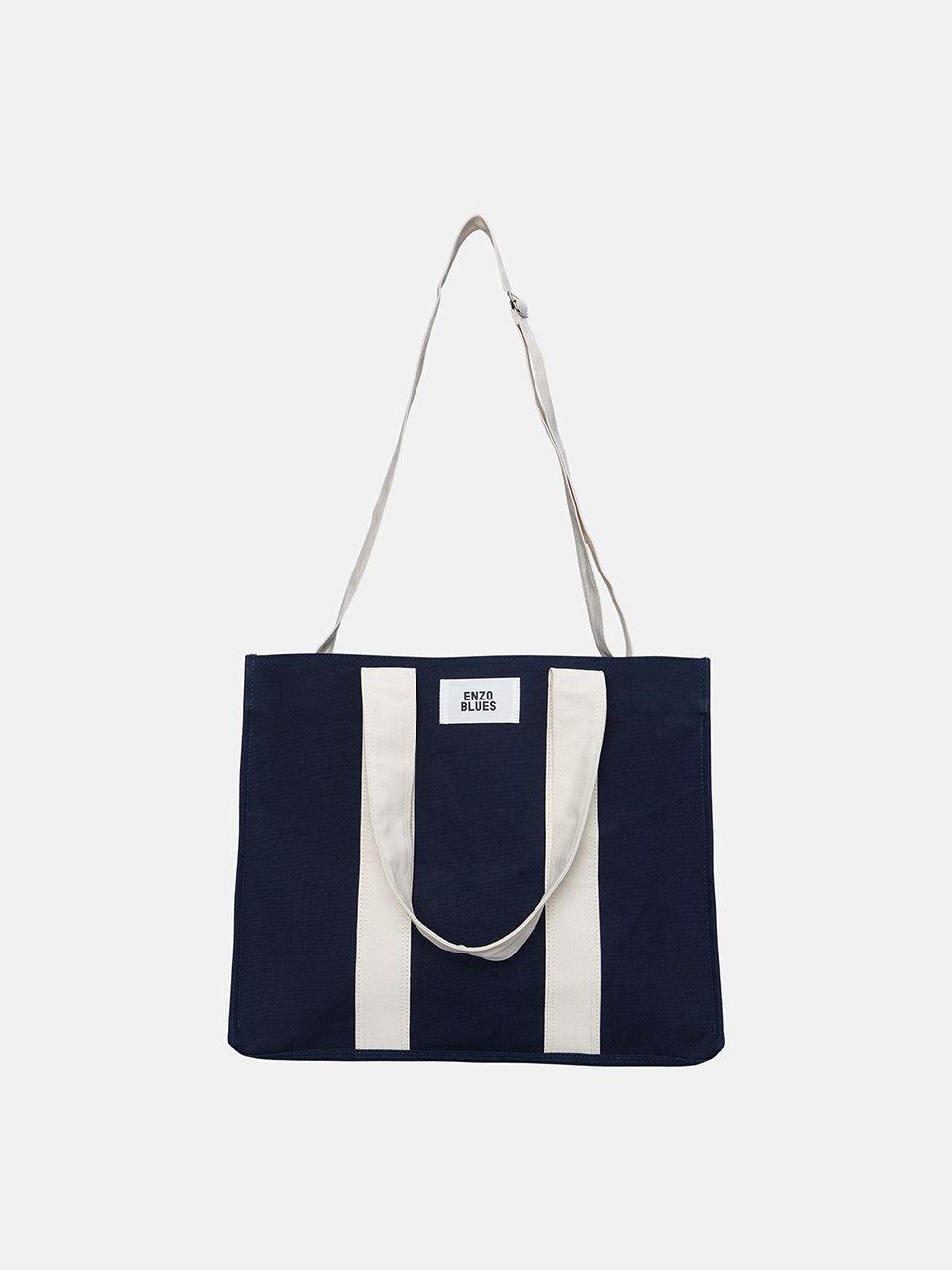 【enzoblues】Color Block Two-Way Bag NAVY MUSINSA | ENZO BLUES Color Block Two Way Bag (Navy)