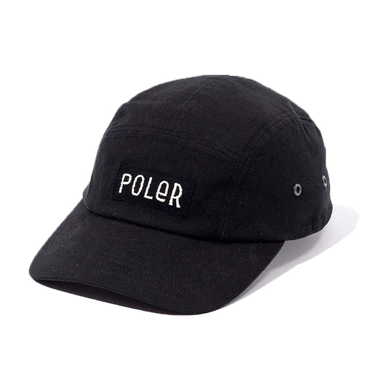 폴러스터프(POLERSTUFF) 5P 캔버스 캡 BLACK