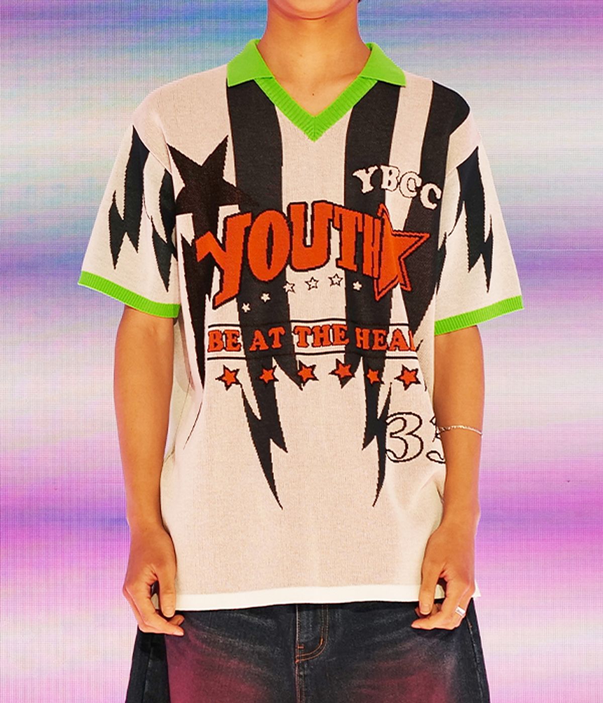 유쓰배쓰(YOUTHBATH) YBCC SOCCER UNIFORM TOP_WHITE