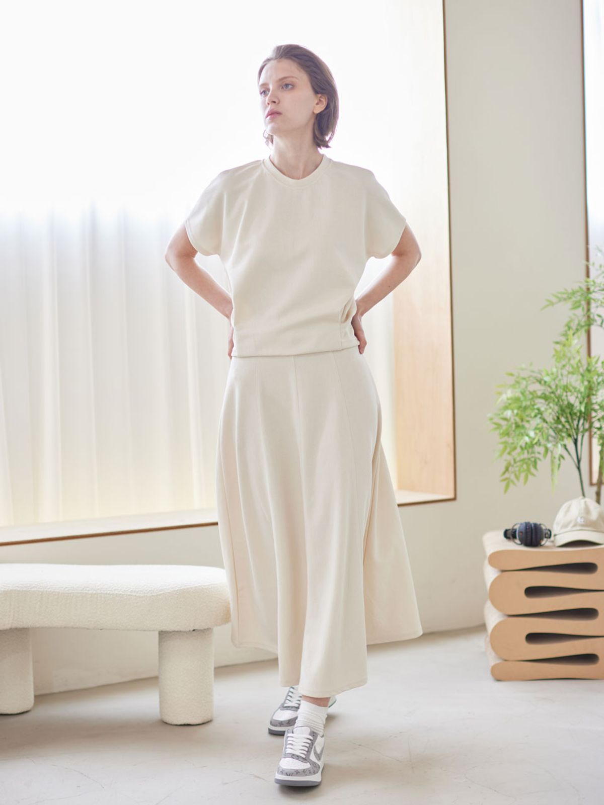 아이홀릭 캐시미어(AYIHOLIC CASHMERE) 애슬레저 라운드 셋업