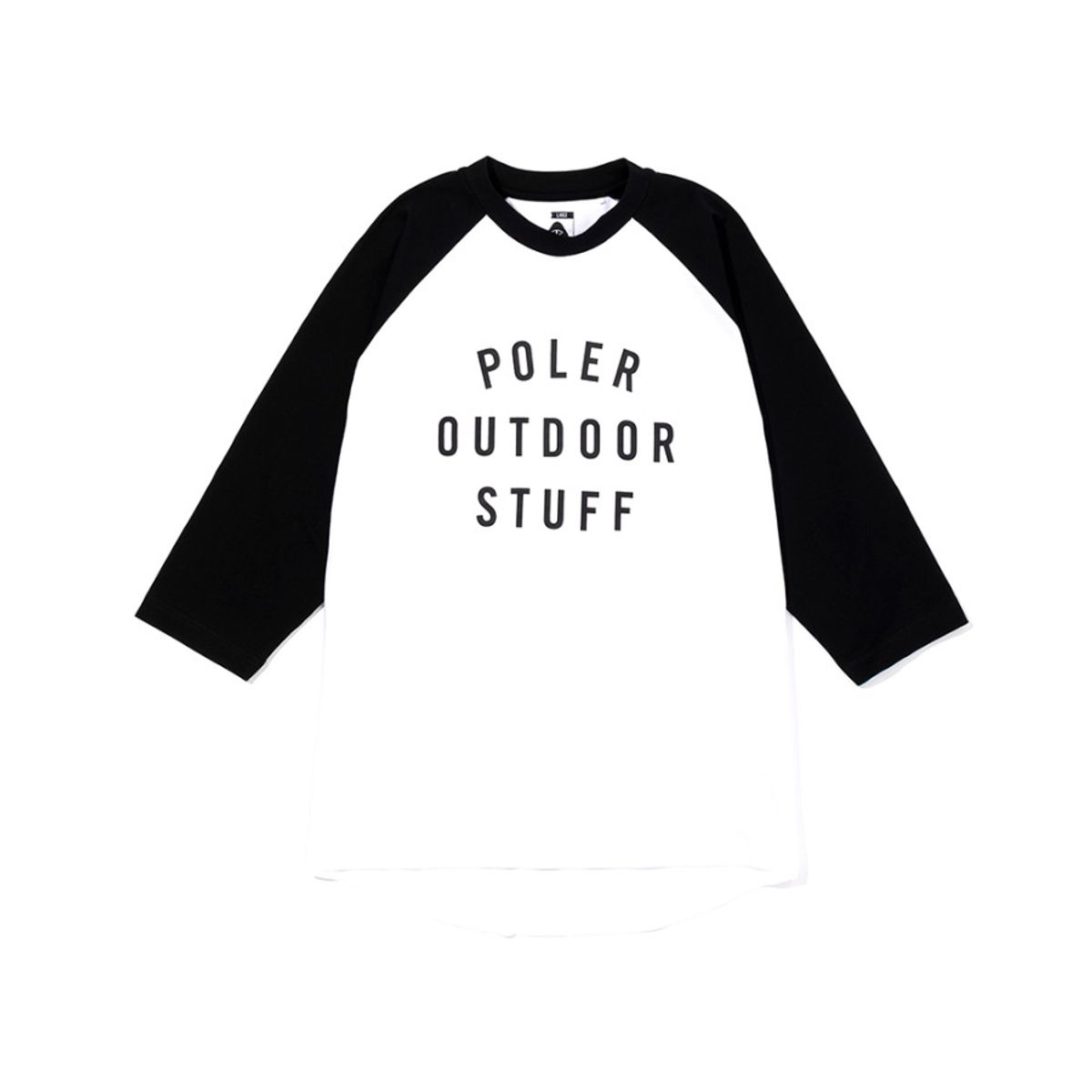 폴러스터프(POLERSTUFF) 포스 라그랑 슬리브 티 BLACK