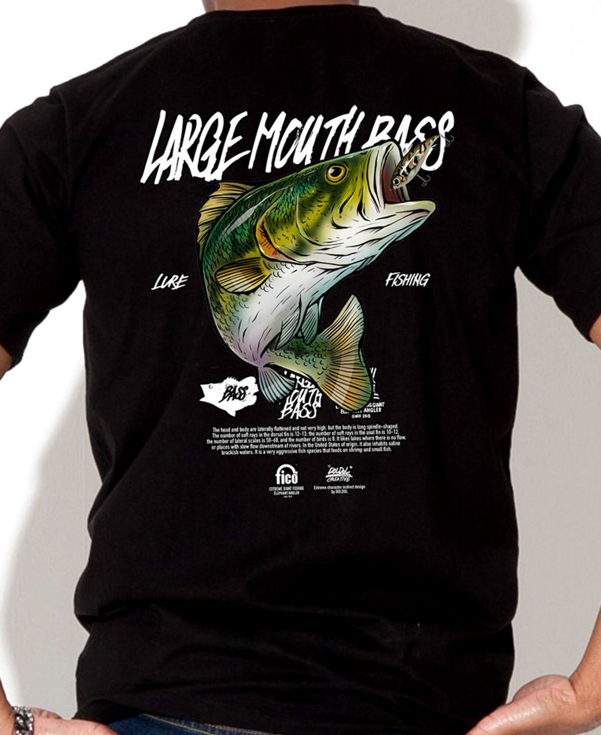 돌돌(DOLDOL) FICO_tshirts-93 익스트림 낚시 브랜드 피코 시즌2 캐릭터 그래픽 디자인 티셔츠