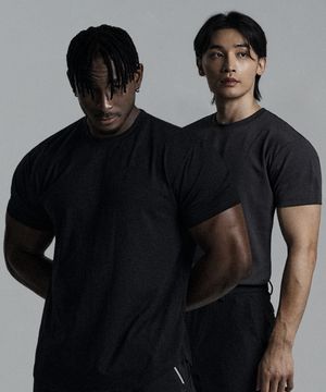 [2PACK] 무지 머슬핏 숏슬리브