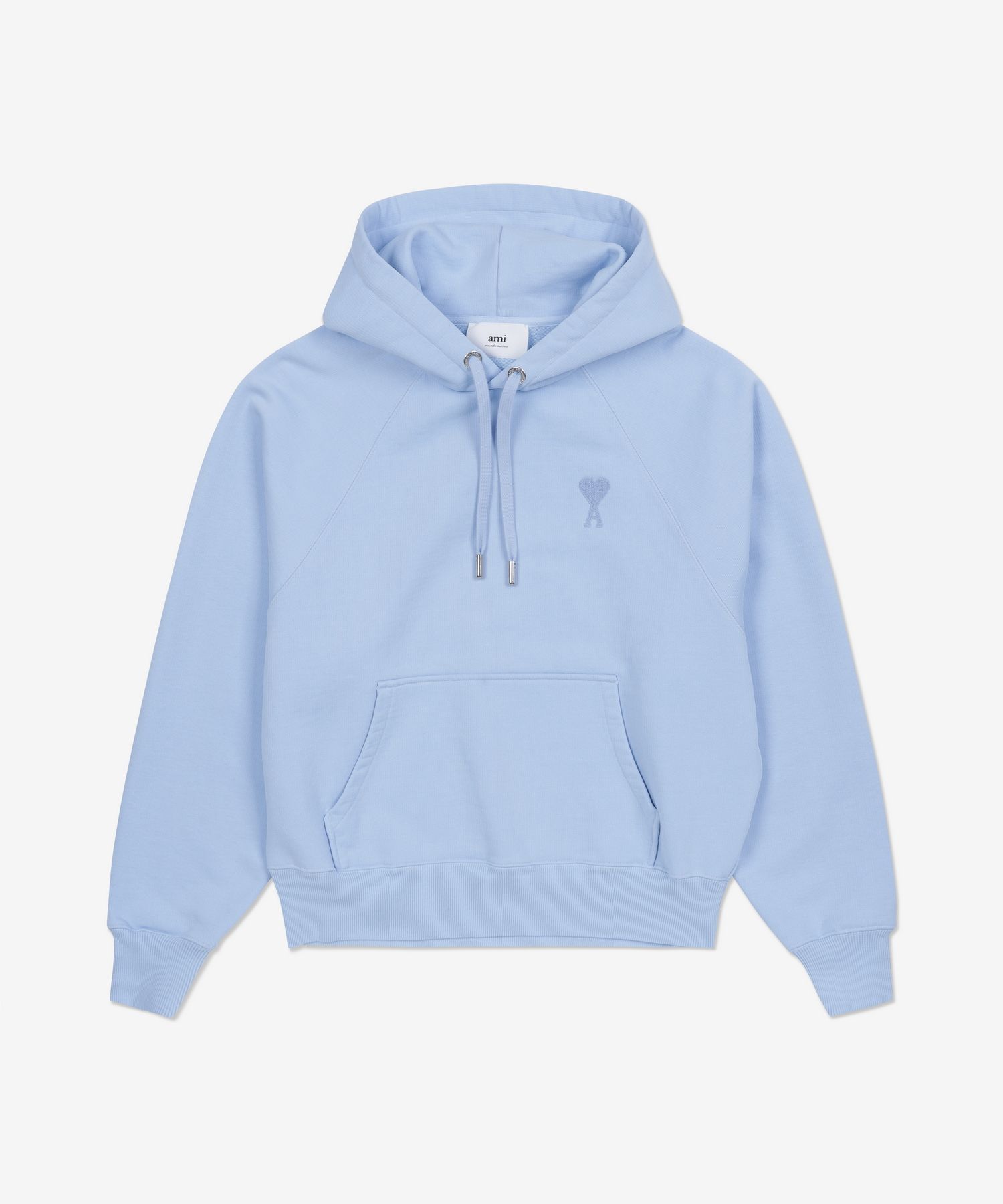 ★送料・関税込★AMI★SMALL HEART LOGO HOODIE★ロゴフード★ AMI Paris Ami De Coeur organic-cotton Hoodie | Grey | FARFETCH