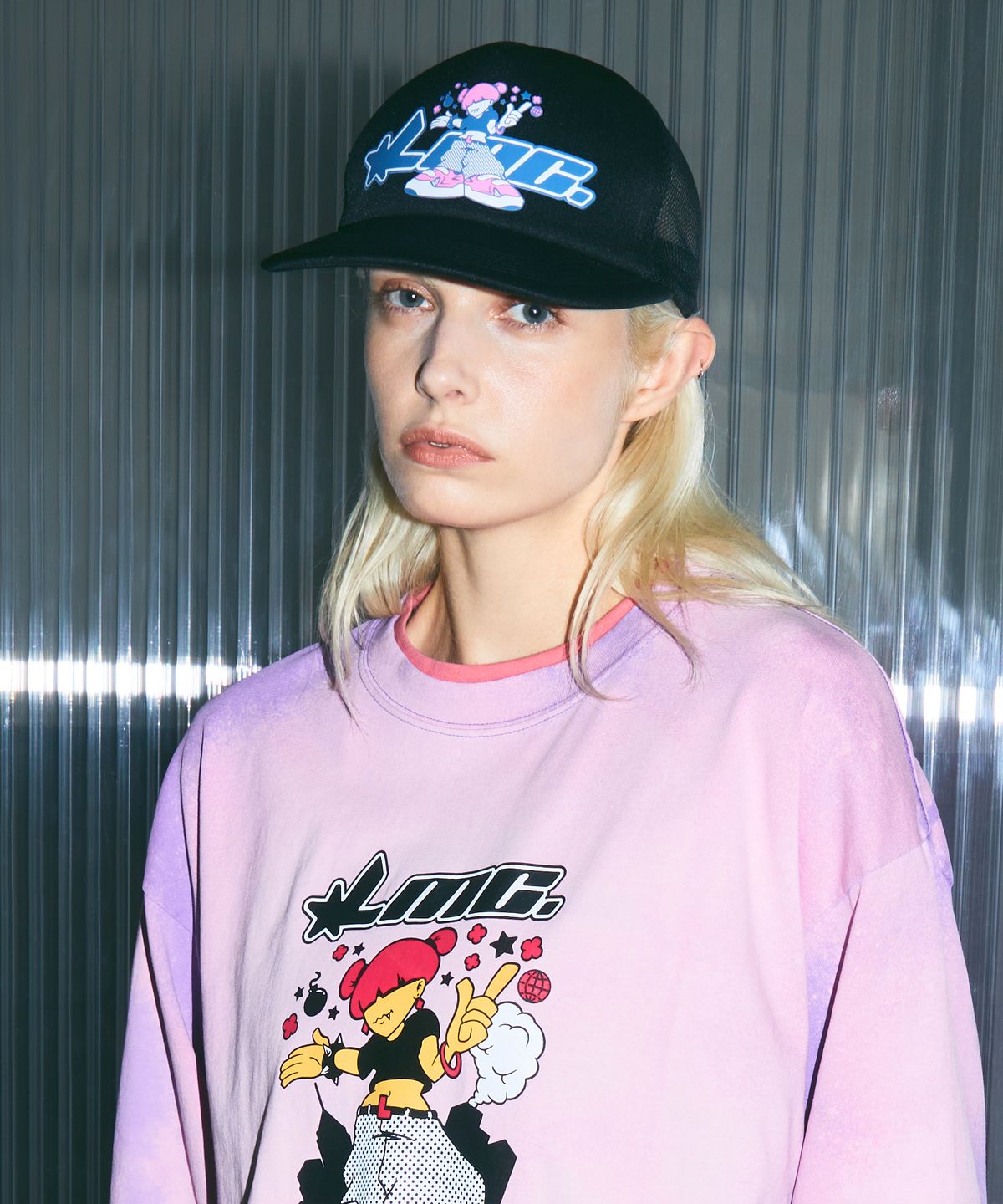 엘엠씨(LMC) LOST CITY GIRL MESH CAP black