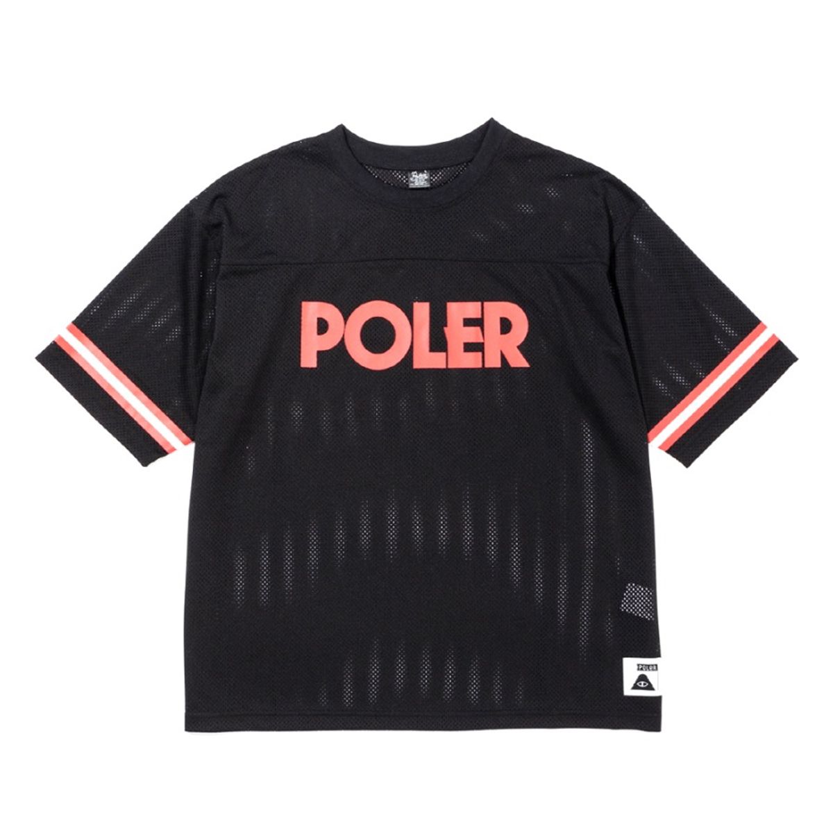 폴러스터프(POLERSTUFF) 숏슬리브 메쉬 저지 BLACK