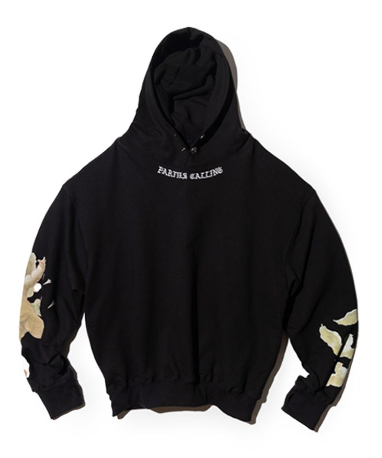 Parties Calling Oversized Hoodie (BLACK)