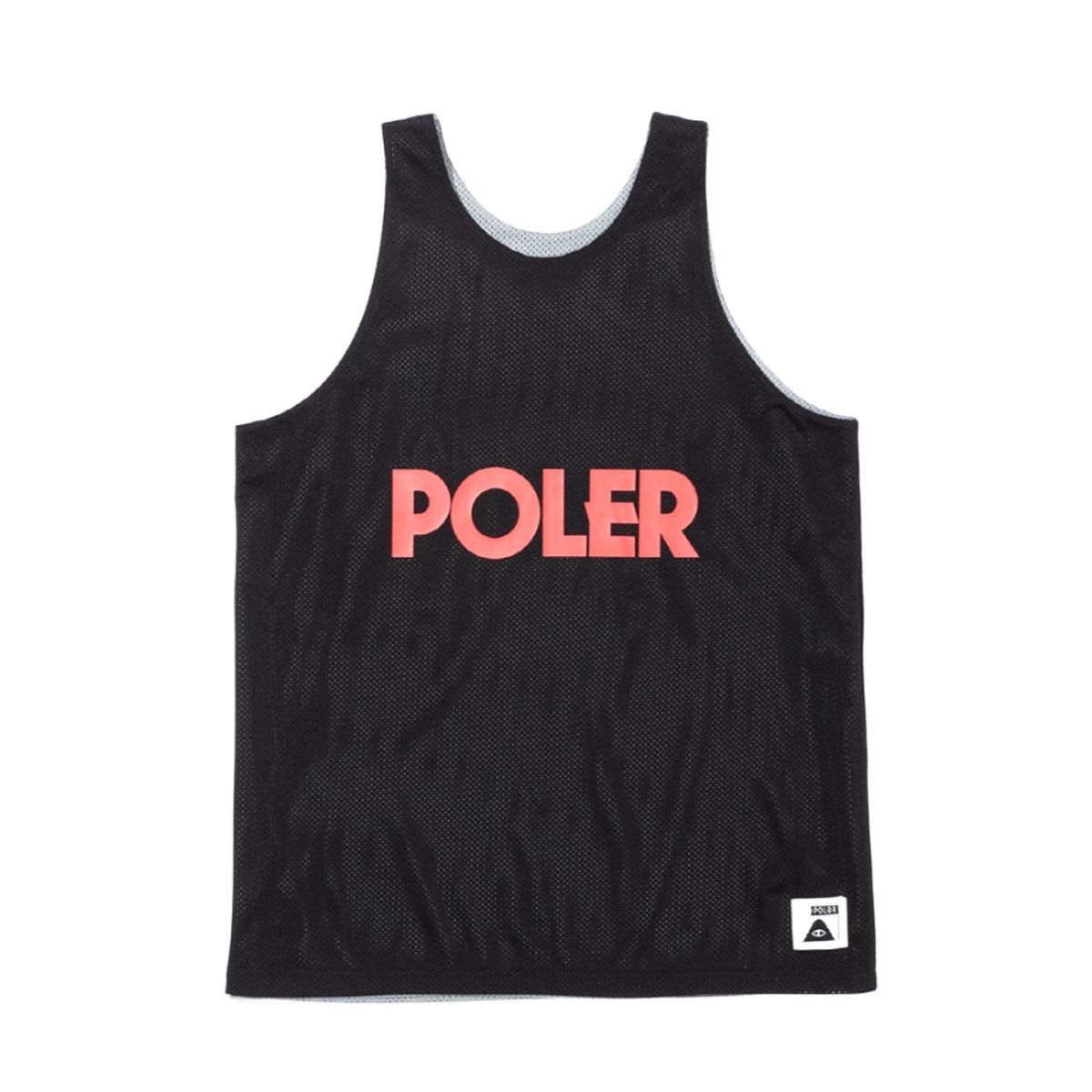폴러스터프(POLERSTUFF) 리버시블 메쉬 탱크 BLACK